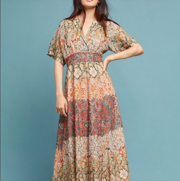 Anthropologie Dresses & Skirts - Anthropologie Moulinette Soeurs Silk Dress NWT